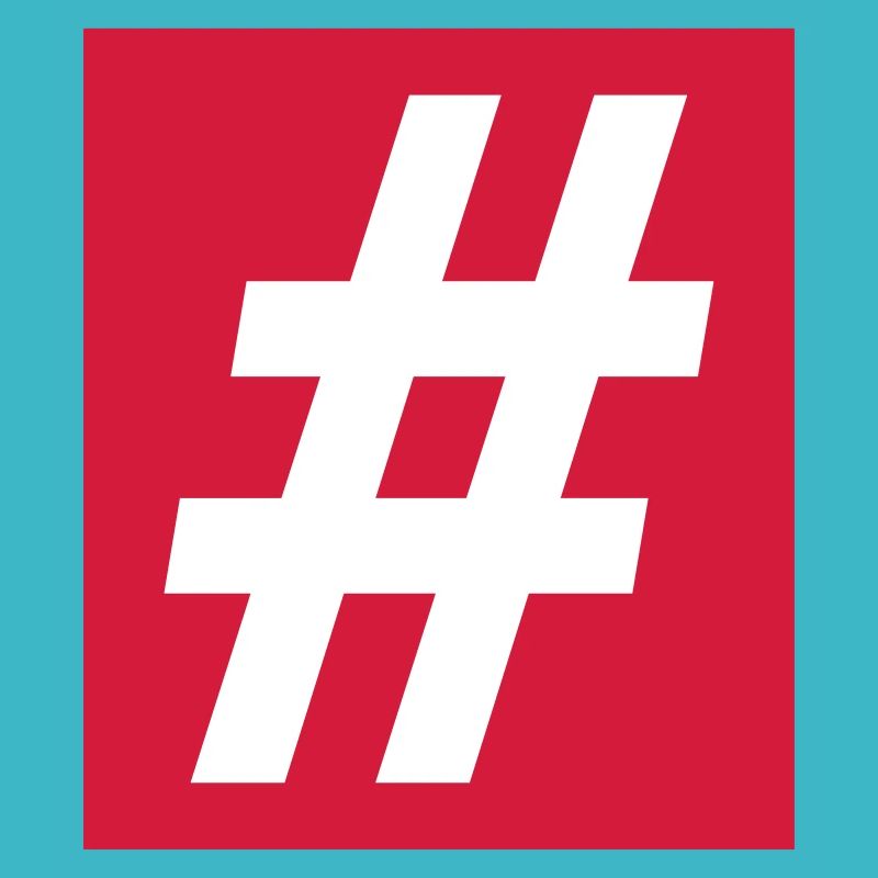raute hashtag symbol