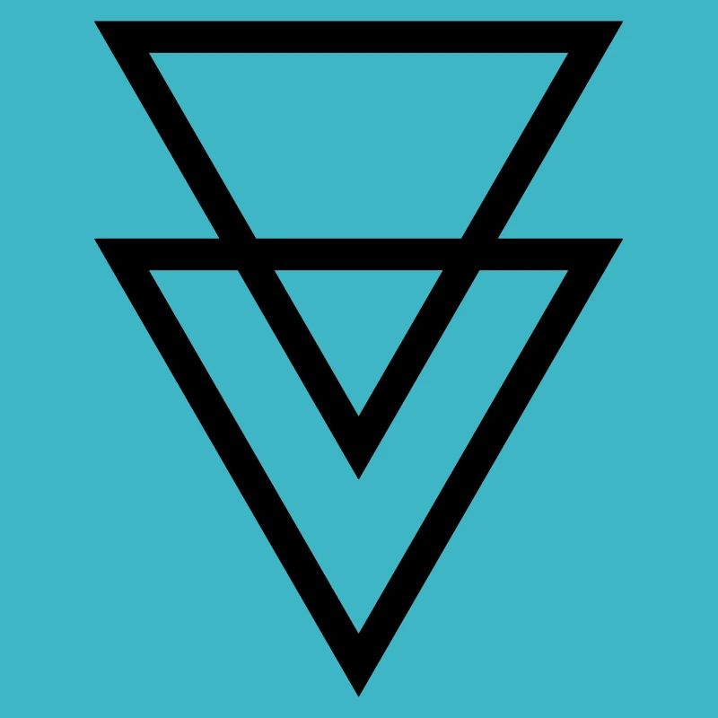 Vettore simboli triangolari