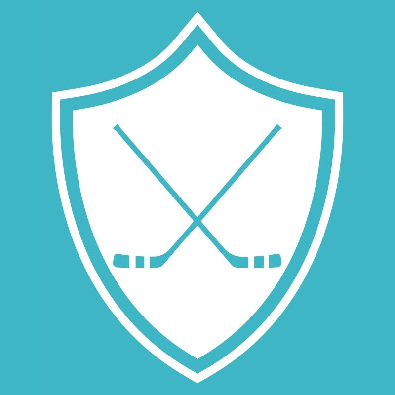 Eishockey Wappen hockeyschläger