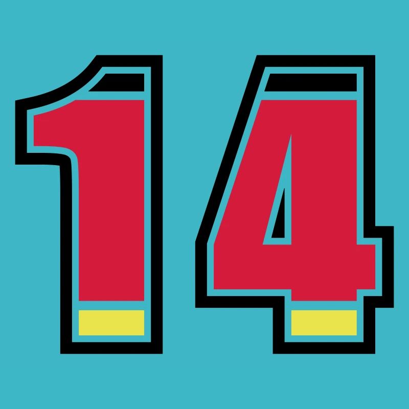 14 Numéro Allemagne Jersey