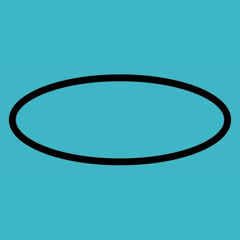 Oval Kreis Symbole