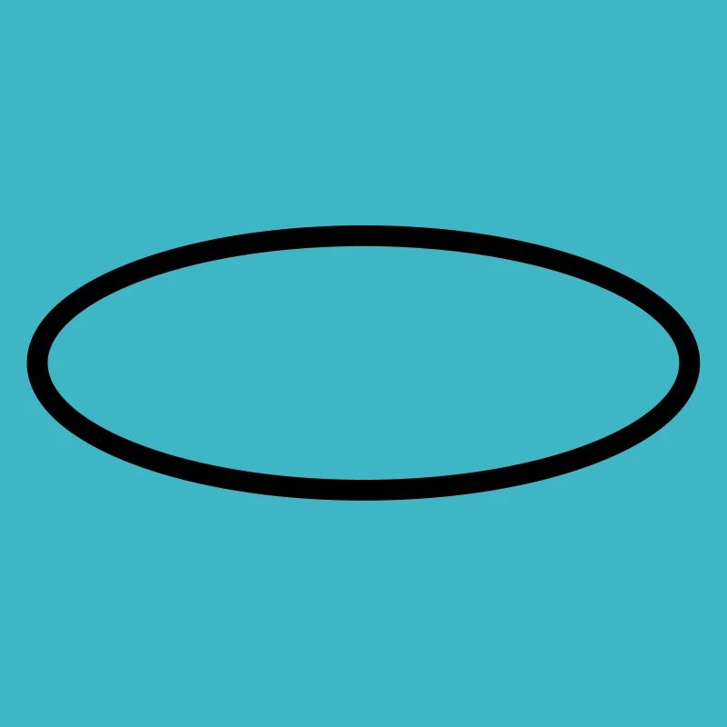 Icônes de cercle ovale