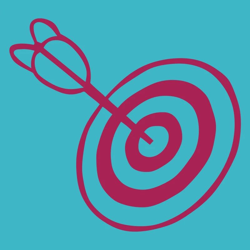 cible fleche flechette mille centre