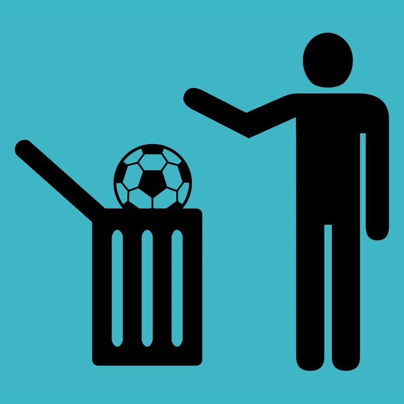 Fußball Müll