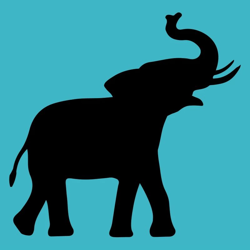 Elephant silhouette gift idea Elephant