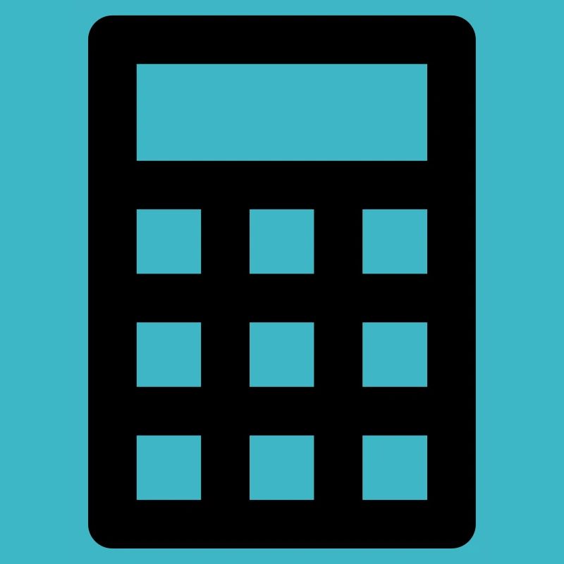 Custom Calculator SVG Icon Design Spread Shirt UK