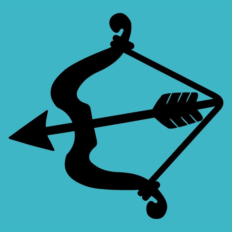 Cupidon arc et flèche.
