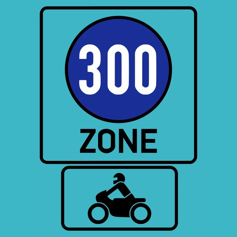 At least 300km/h Free Motorcycle Zone