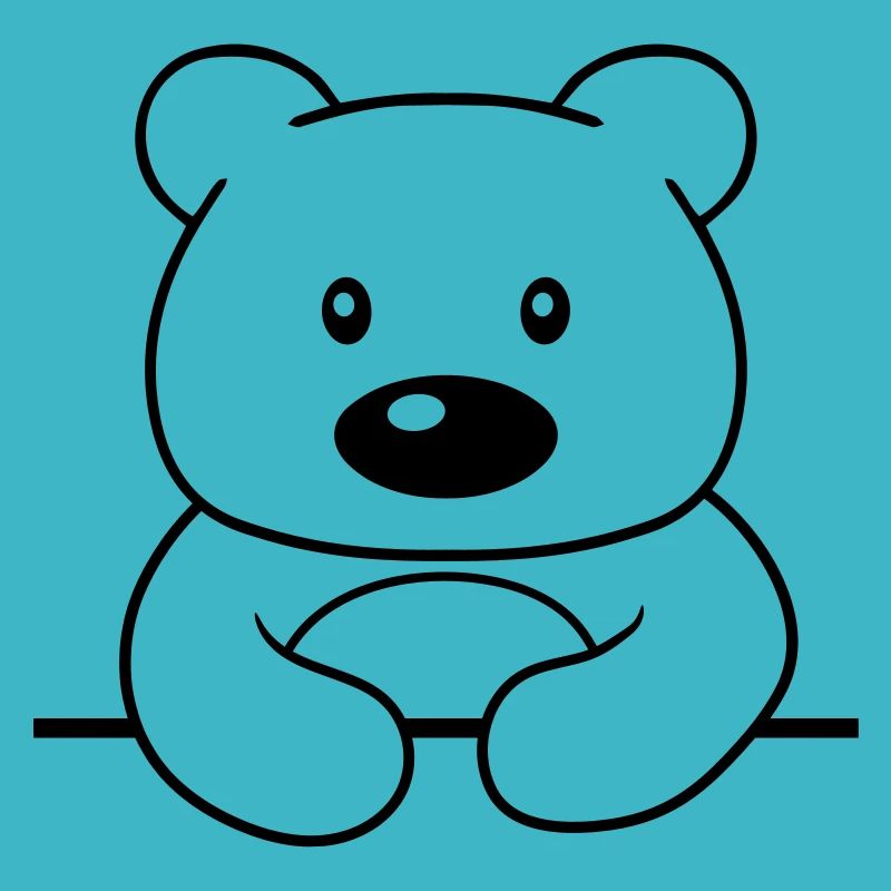bouclier cadre texte écrire teddy grizzly baer ba