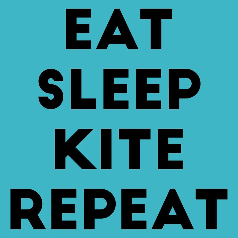 Eat sleep Kite Repeat Spruch Wind Surfen Surfer