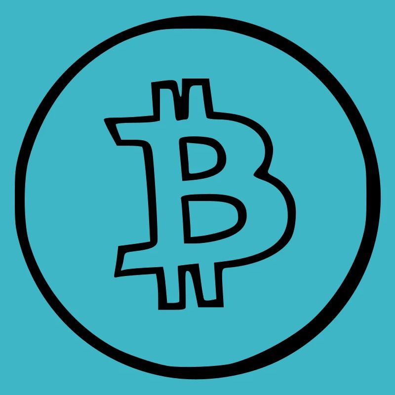 Bitcoin Krypto Währung virtuellen Lebens Vector 6