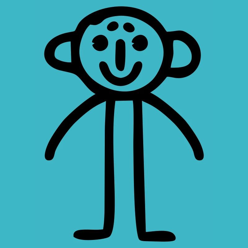 Strichmännchen Kinderbild