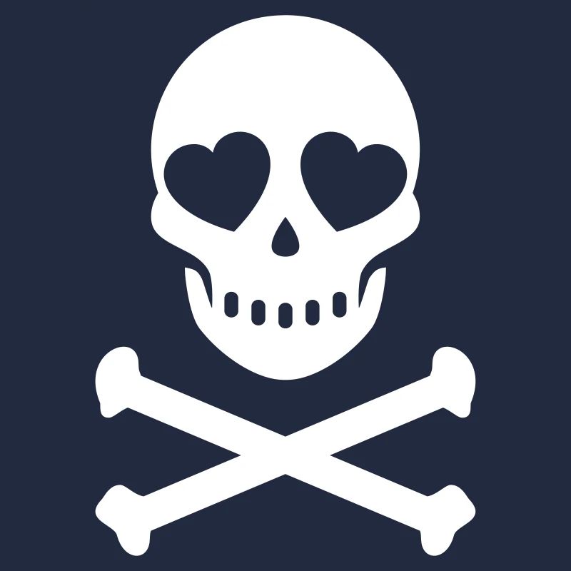 Heart Eye Skull
