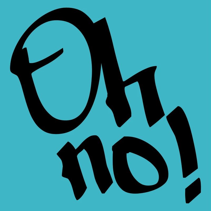 Oh no, oh no! Graffiti, design color editable