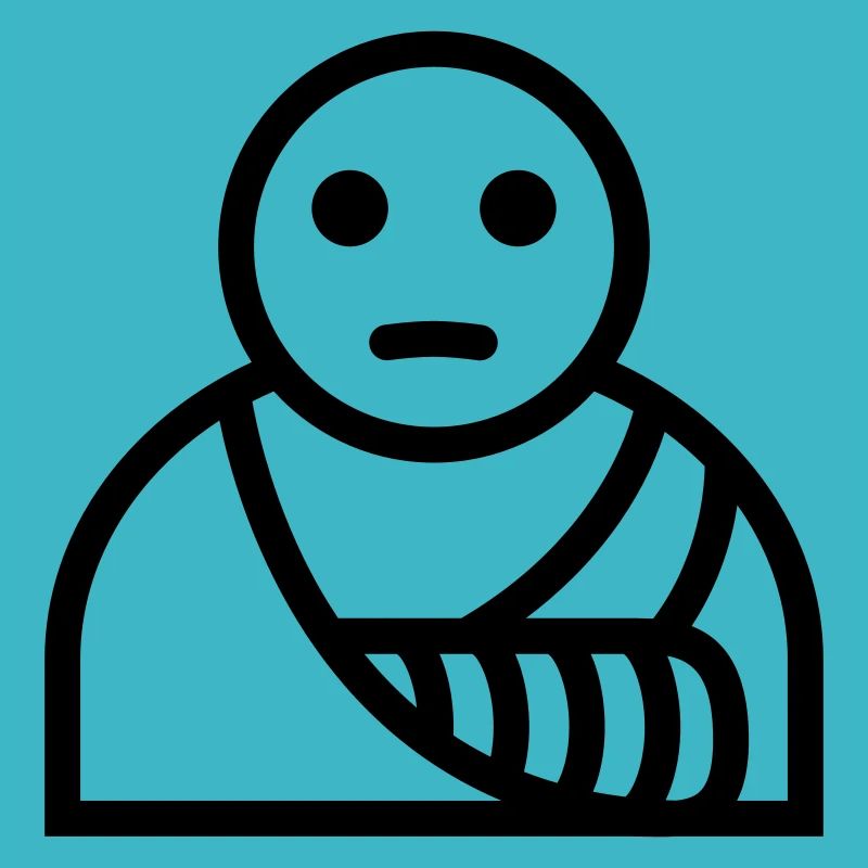 Cast bandage arm broken