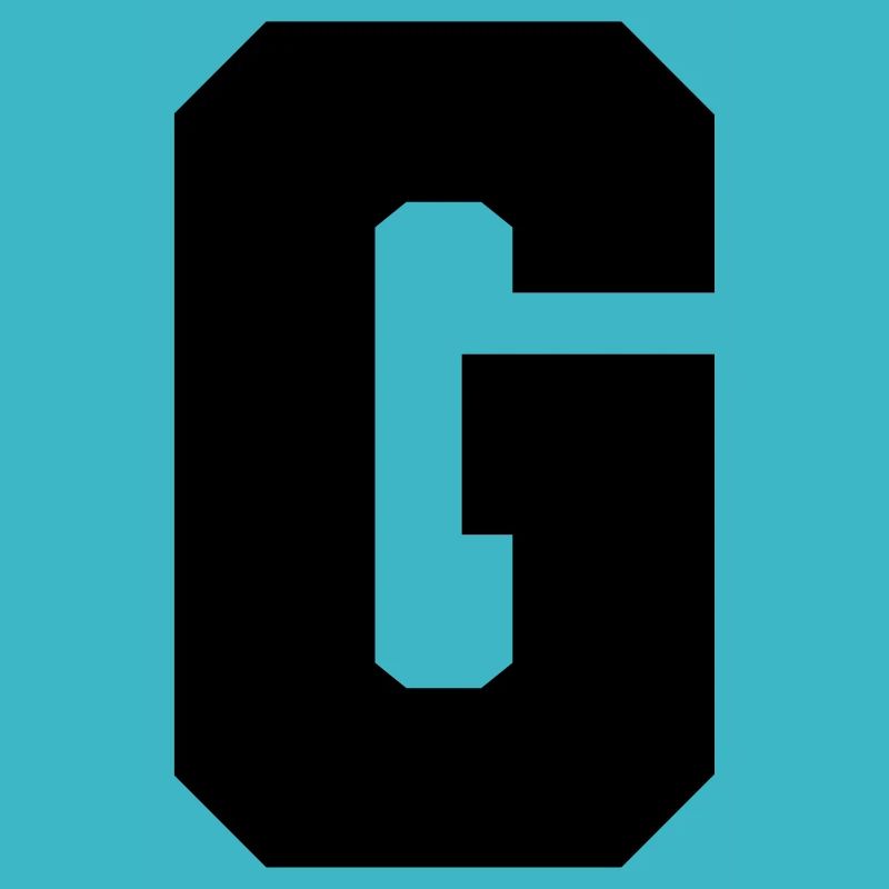 G - majuscule simple, gras et serif