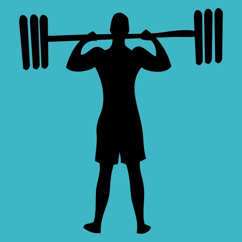 Gewichtung Hebe Sport-Mann