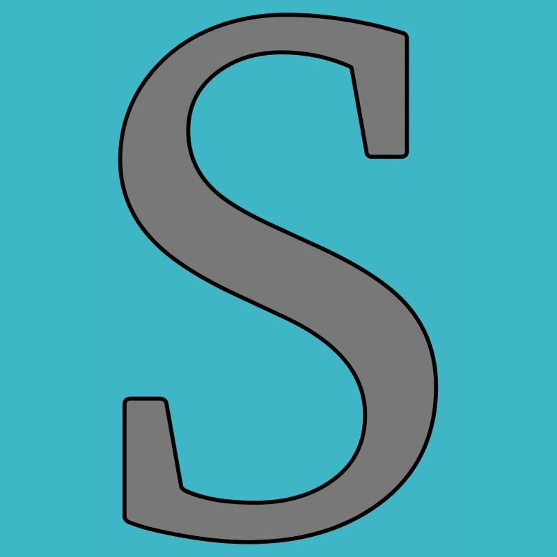 Buchstabe S Anfangsbuchstabe