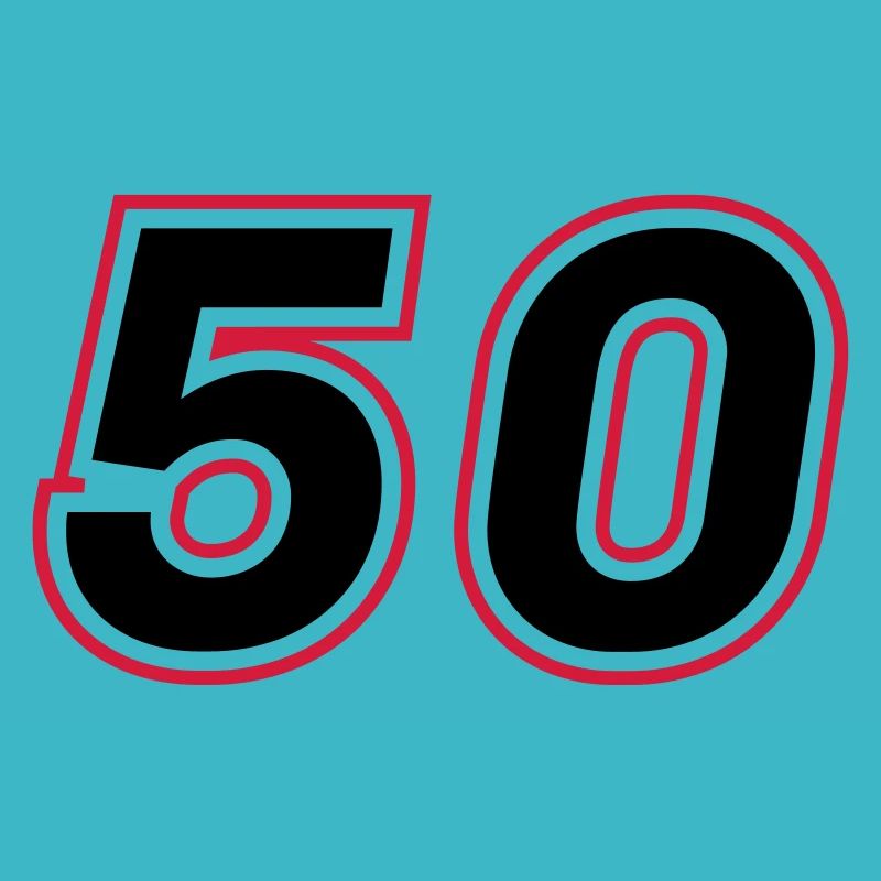 50 Zahl symbol