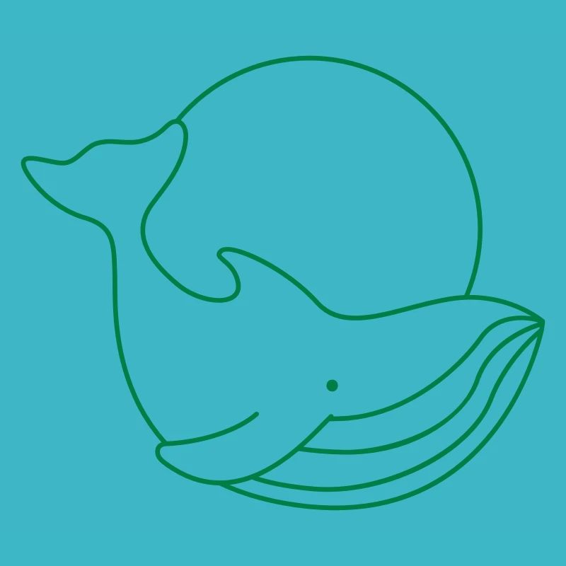 Cercle de baleine mignon