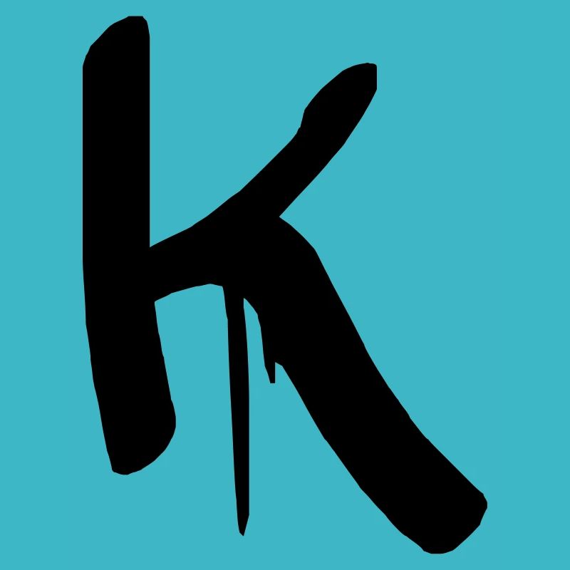 Letter K graffiti