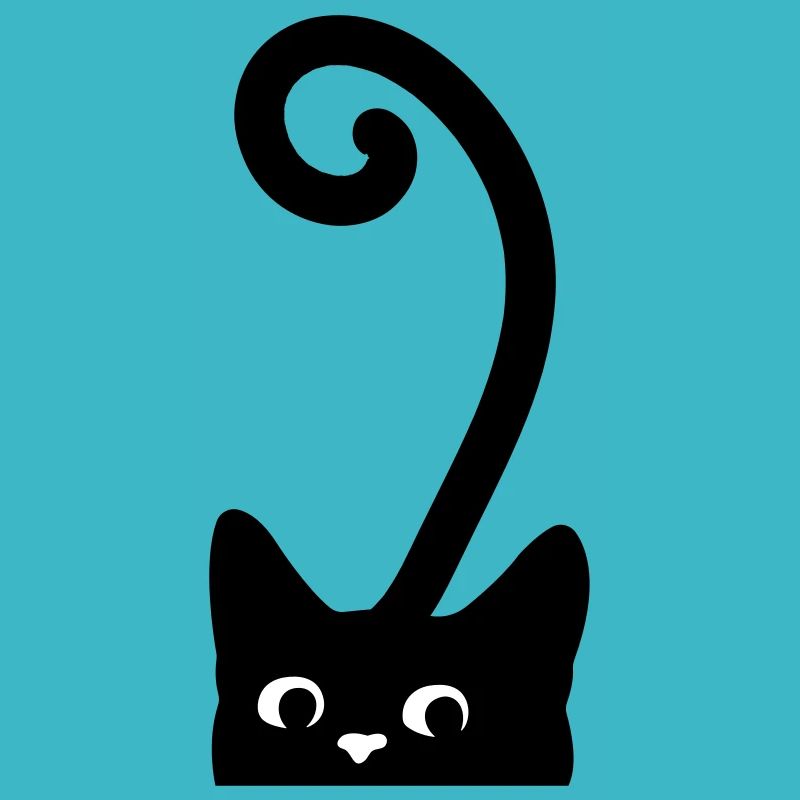 Chat curieux