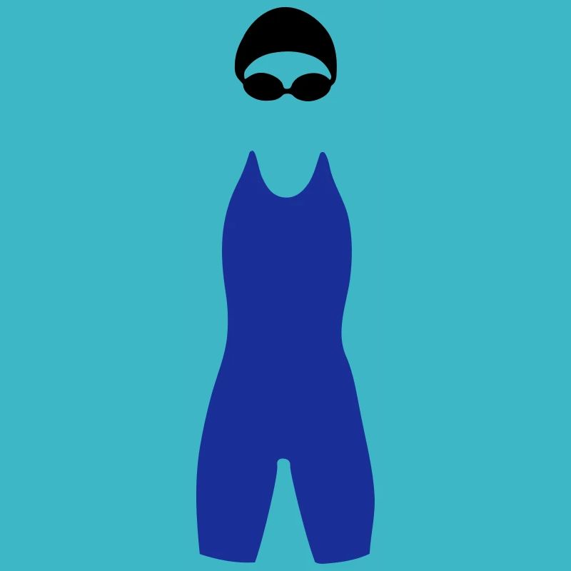 Nageur, silhouette