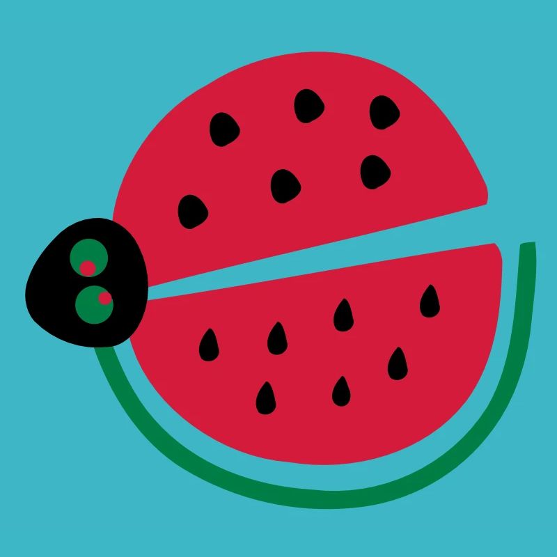 pastèque coccinelle