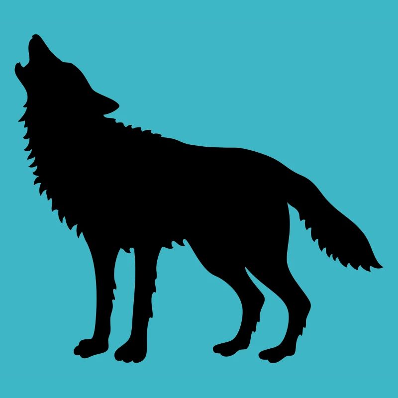 Loup Hurlant (Silhouette)