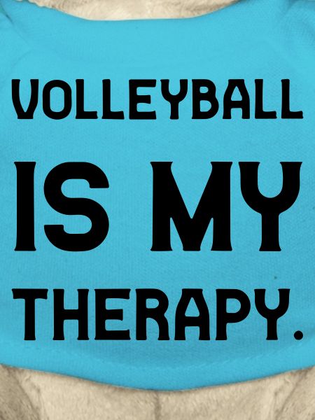 Volleyball is my therapy
