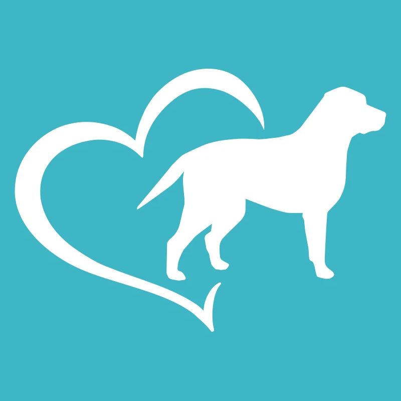 Labrador Hund Liebe Herz Hundebesitzer Geschenk