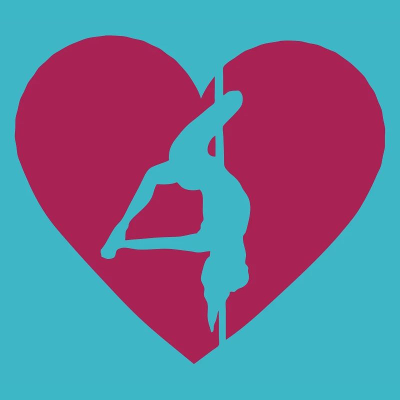 coeur pole dance love