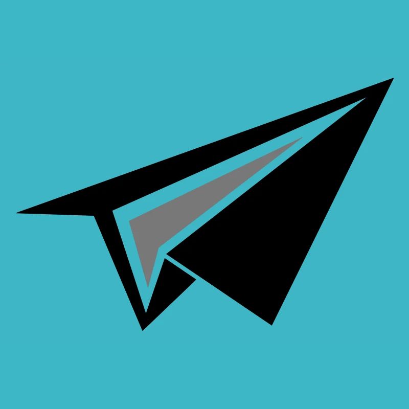 Paper airplane plane