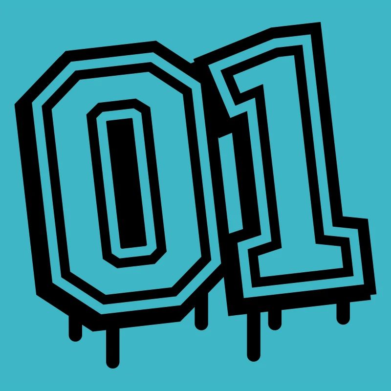 01 one number 1