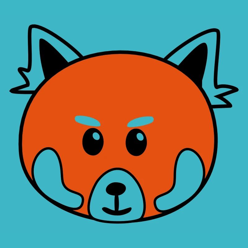 Panda roux mignon