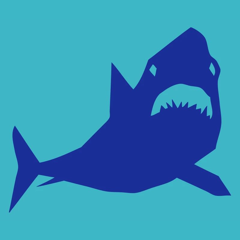 shark cartoon design paper design