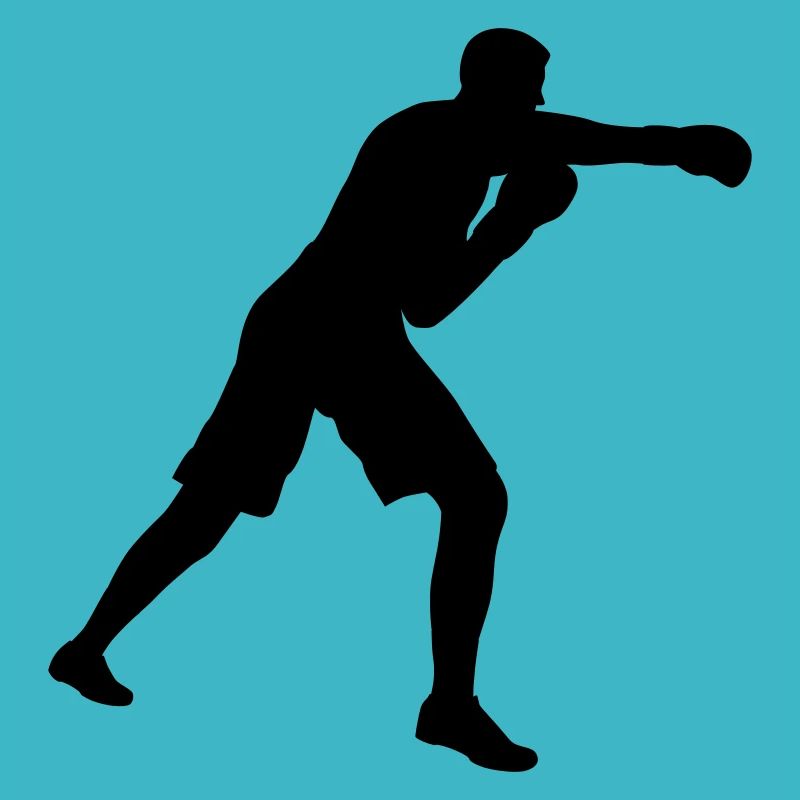 Boxeur boxeur sur le ring de boxe