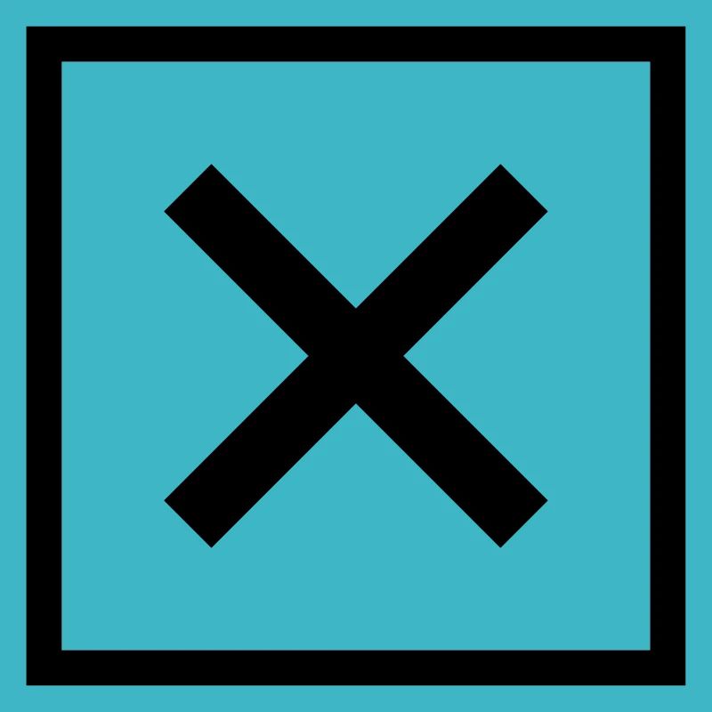 Croix X Icône icône