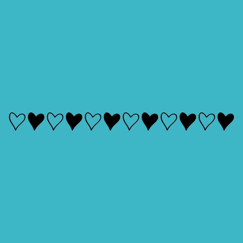 hearts symbol line