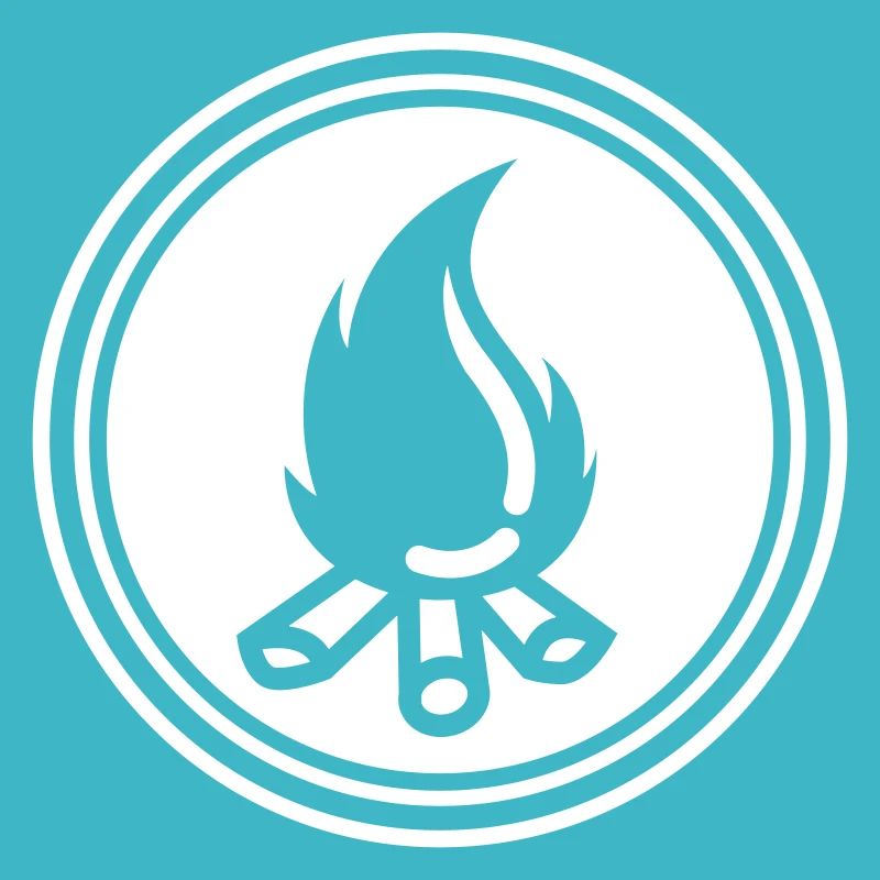 Symbole du feu de camp