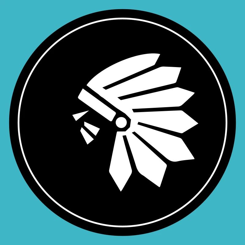 Indianer kopf symbol