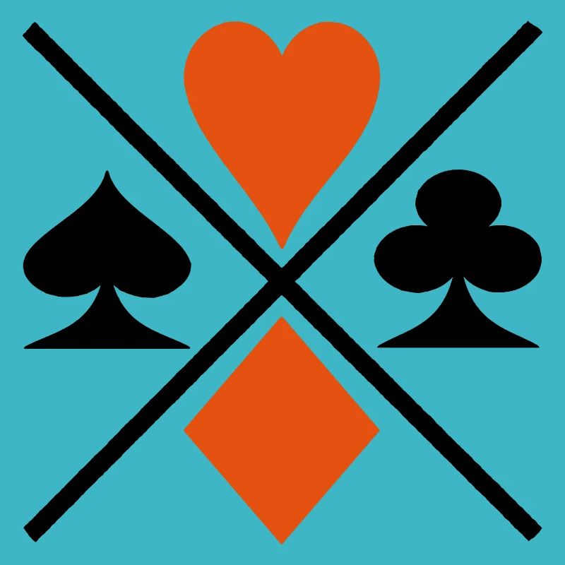 Playing cards poker