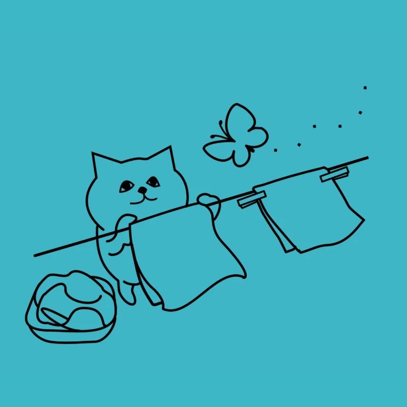 Chemise drôle de chat