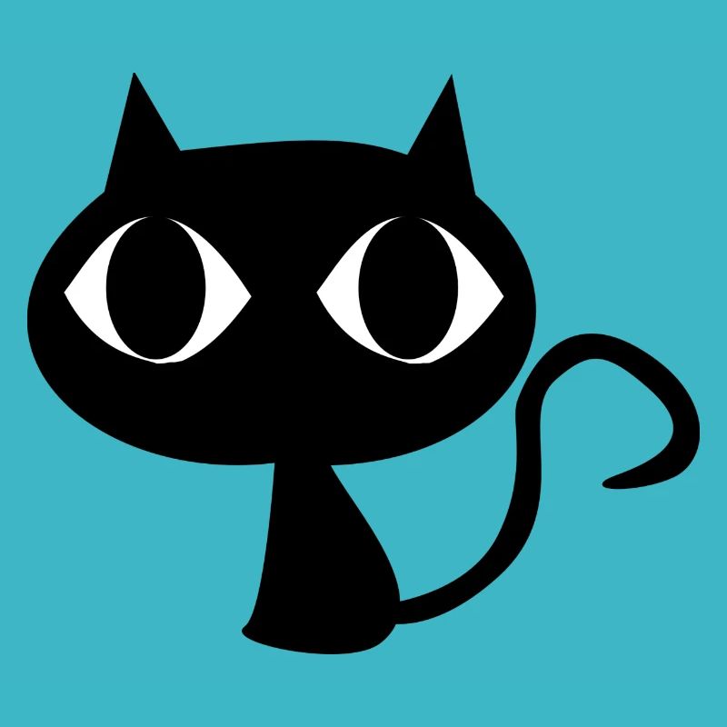 Schwarze Katze