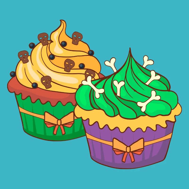 Halloween cupcake muffin cake baking sweets