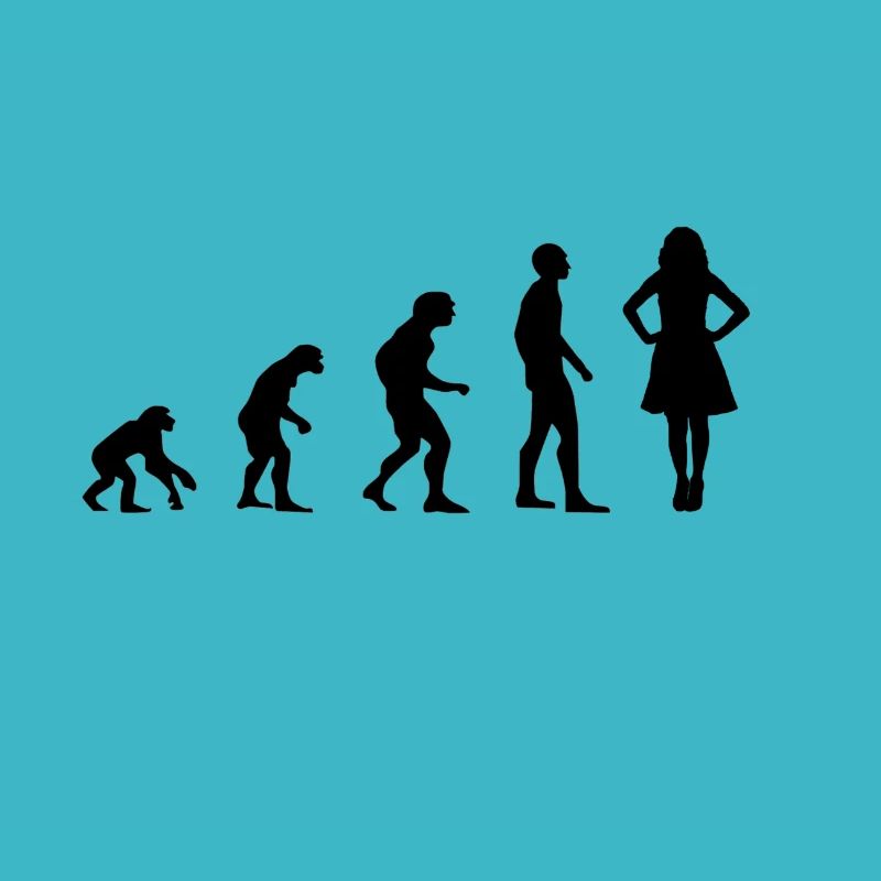 Evolution drag queen rainbow
