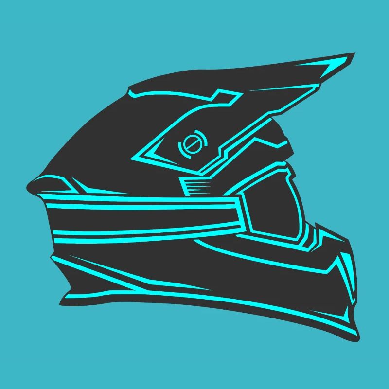 Casque de vélo de descente de motocross