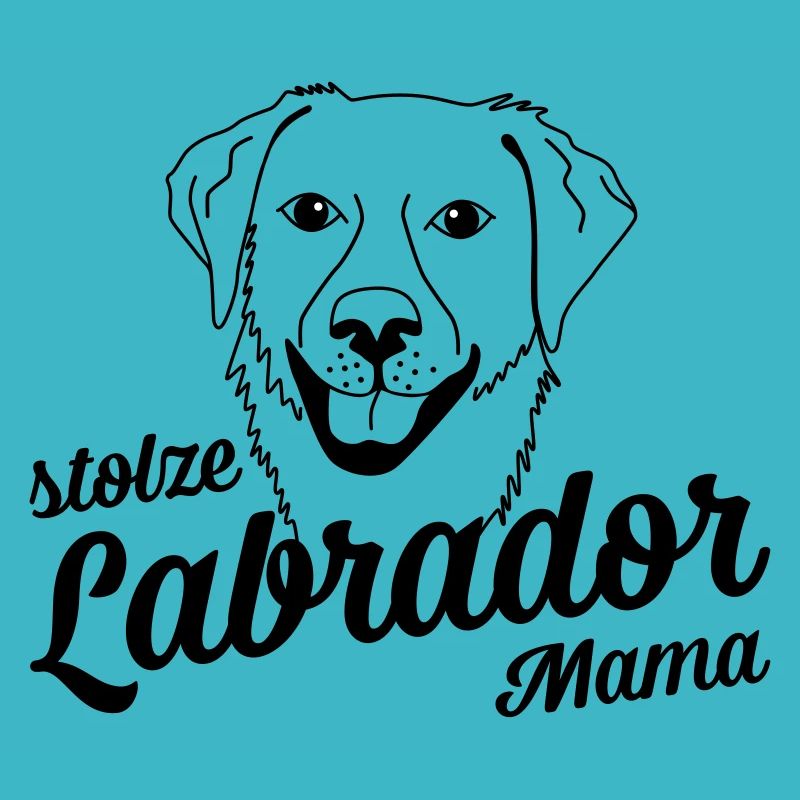 Stolze Labrador Mama
