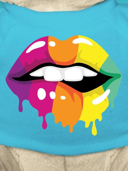 Farbige Lippen