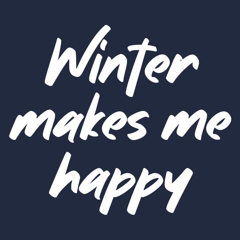 Winter makes me happy
